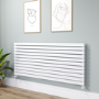 Riace White Flat Designer Radiator 770x1800mm Double Panel 7645 BTU