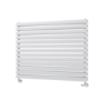 Sorrento White Oval Designer Radiator 767x1000mm Double Panel 4799 BTU