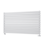Sorrento White Oval Designer Radiator 767x1400mm Double Panel 6519 BTU