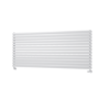 Sorrento White Oval Designer Radiator 767x1800mm Double Panel 8239 BTU