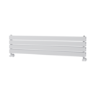 Riace White Flat Designer Radiator 280x1200mm Double Panel 1949 BTU