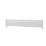 Riace White Flat Designer Radiator 280x1600mm Double Panel 2512 BTU