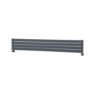 Riace Dark Grey Anthracite Flat Designer Radiator 280x1800mm Double Panel 2778 BTU
