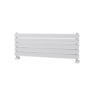 Riace White Flat Designer Radiator 350x1000mm Double Panel 2068 BTU