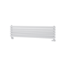 Sorrento White Oval Designer Radiator 295x1200mm Double Panel 2177 BTU