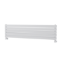 Riace White Flat Designer Radiator 350x1400mm Double Panel 2792 BTU