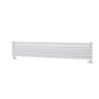 Sorrento White Oval Designer Radiator 295x1600mm Double Panel 2836 BTU