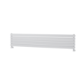 Riace White Flat Designer Radiator 350x1800mm Double Panel 3474 BTU
