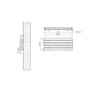 Riace Dark Grey Anthracite Flat Designer Radiator 350x800mm Double Panel 1693 BTU