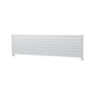 Riace White Flat Designer Radiator 490x1800mm Double Panel 4863 BTU