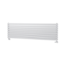 Sorrento White Oval Designer Radiator 472x1600mm Double Panel 4539 BTU