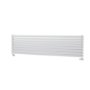 Sorrento White Oval Designer Radiator 472x1800mm Double Panel 5072 BTU