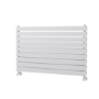 Riace White Flat Designer Radiator 630x1000mm Double Panel 3727 BTU