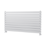 Riace White Flat Designer Radiator 630x1200mm Double Panel 4386 BTU
