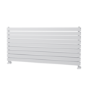 Riace White Flat Designer Radiator 630x1400mm Double Panel 5027 BTU