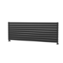 Riace Midnight Black Flat Designer Radiator 630x1800mm Double Panel 6256 BTU