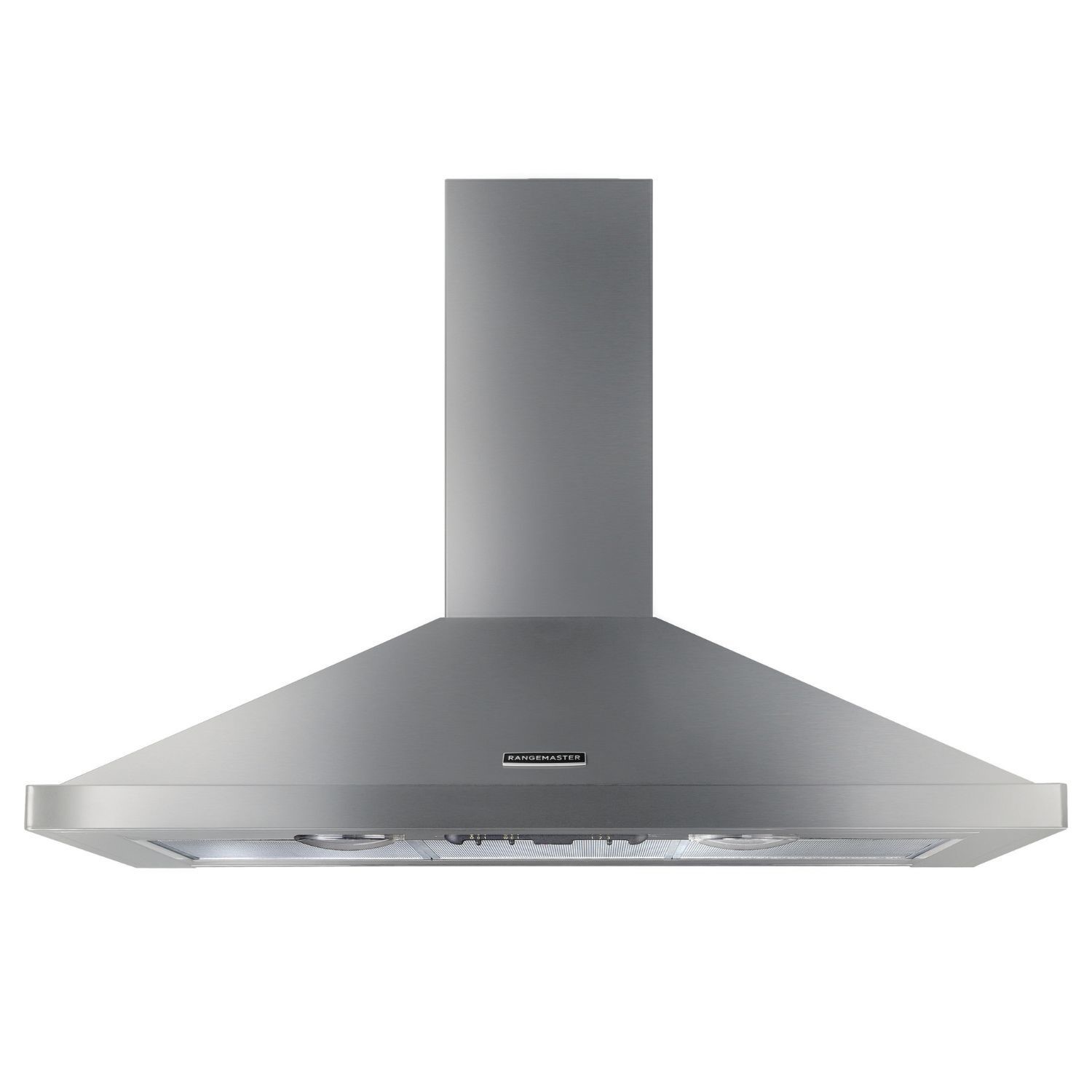 Rangemaster 100Cm Chimney Cooker Hood  & Chrome RHDC100SSC