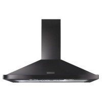 Rangemaster 110cm Chimney Cooker Hood - Slate Grey & Chrome