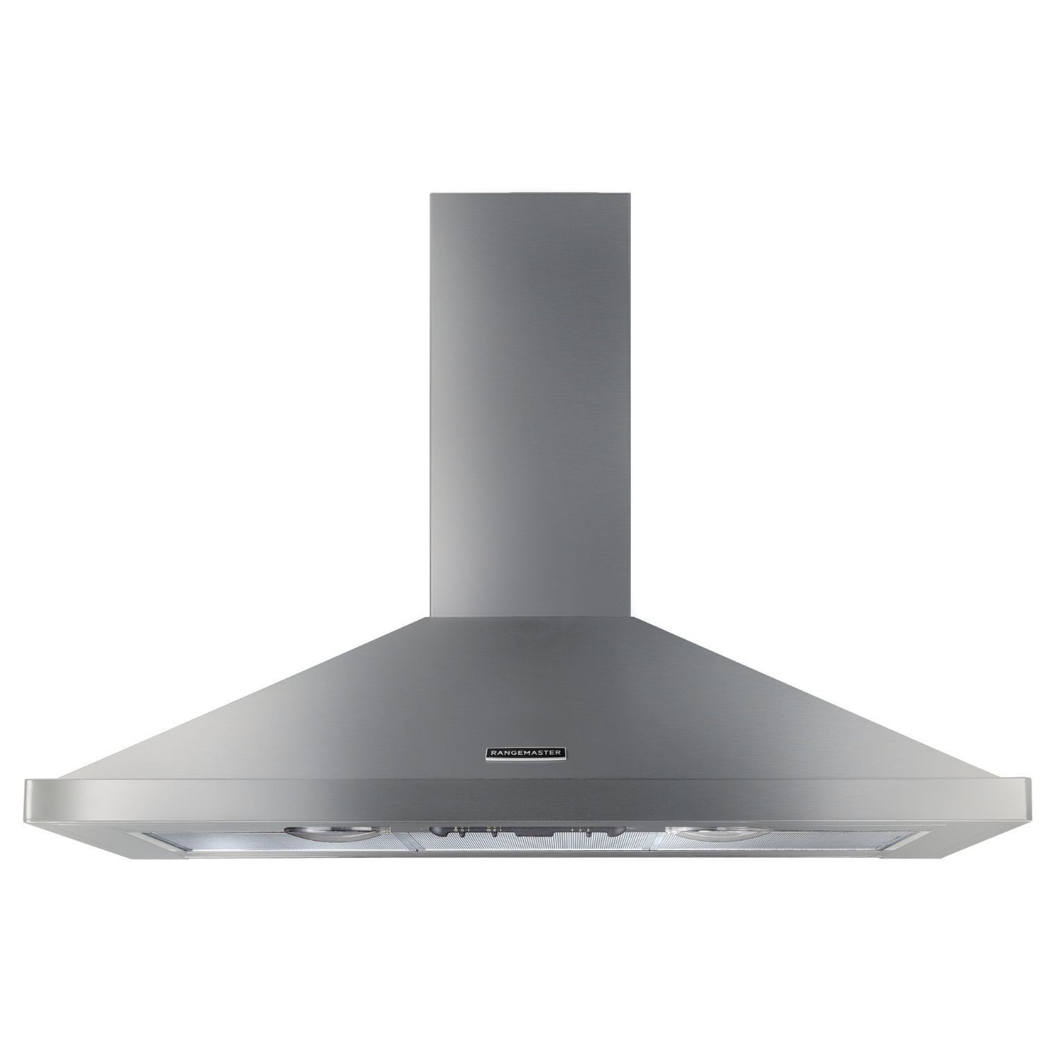 110cm Chimney Cooker Hood Stainless Steel & Chrome