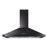 Rangemaster 90cm Chimney Cooker Hood - Slate Grey & Chrome