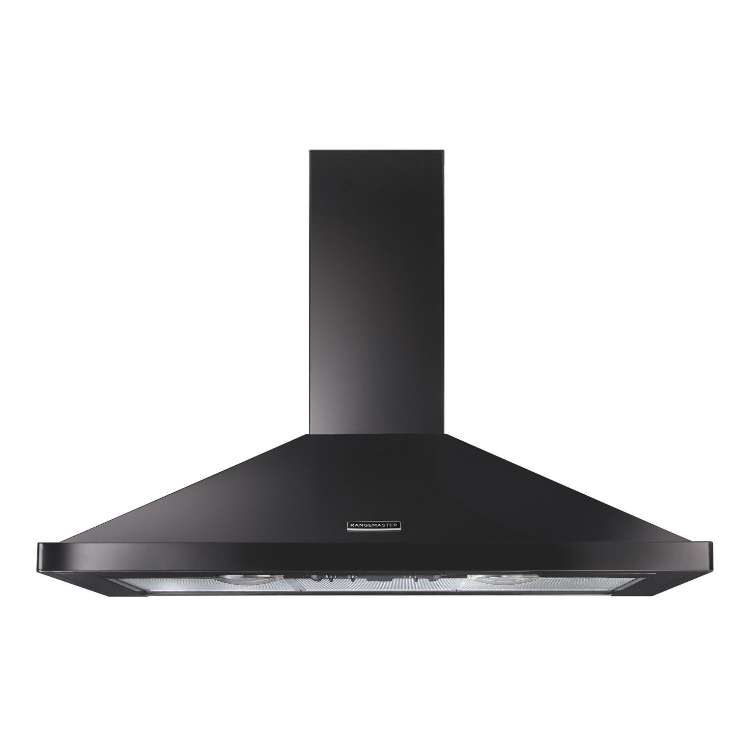 Rangemaster 90Cm Chimney Cooker Hood Slate  & Chrome RHDC90SLC