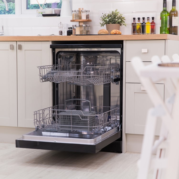 Russell Hobbs 12 Place Freestanding Dishwasher - Black