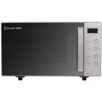 Russell Hobbs RHEM1901S 19L 700W Freestanding Compact Flatbed Digital Microwave in Silver
