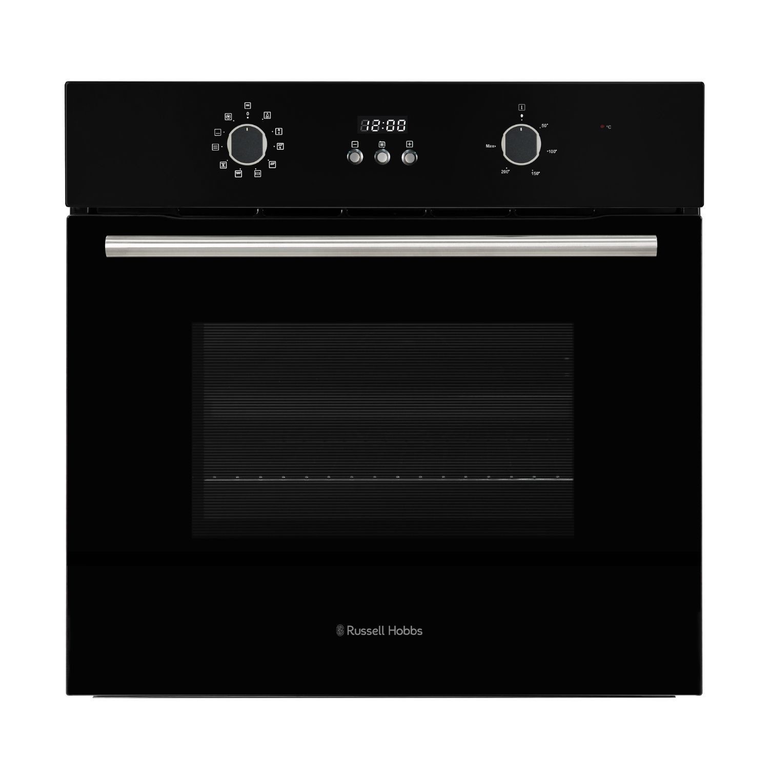 Russell Hobbs Electric Oven 70L 60cm Wide Built In Multifunctional Electric Fan Oven Easy Clean Interior Black RHEO7005B - Image 3