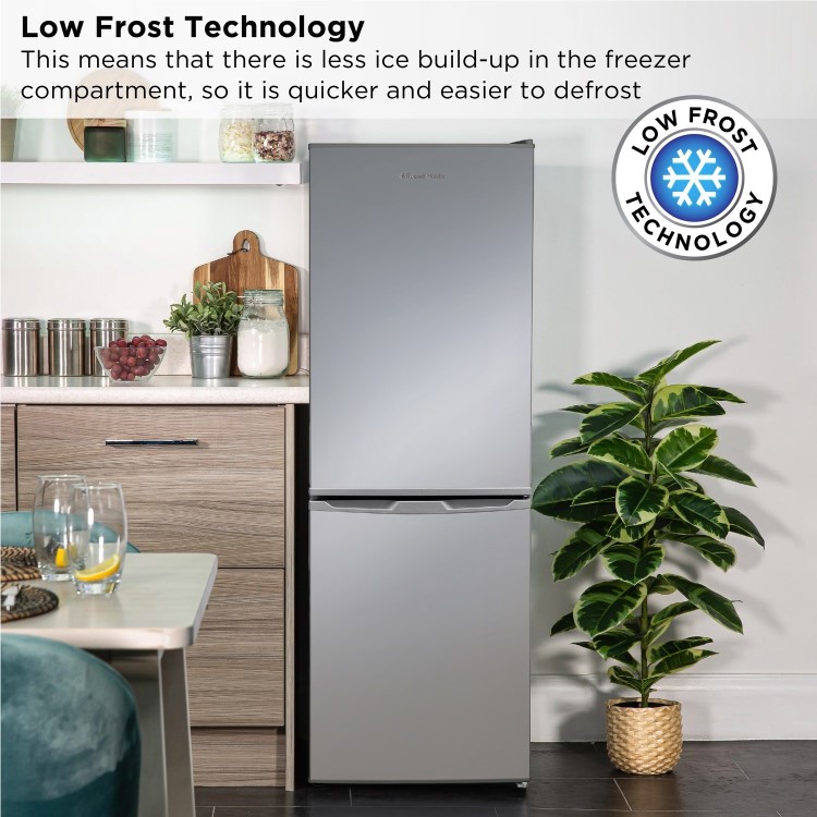Russell Hobbs 174 Litre 50/50 Freestanding Fridge Freezer - Silver