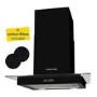 Russell Hobbs 60cm Flat Glass Chimney Cooker Hood - Black