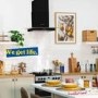 Russell Hobbs 60cm Flat Glass Chimney Cooker Hood - Black