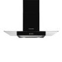 Russell Hobbs 90cm Flat Glass Chimney Cooker Hood - Black
