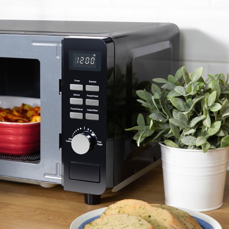 Russell Hobbs 19L Freestanding Flatbed Digital Microwave - Black