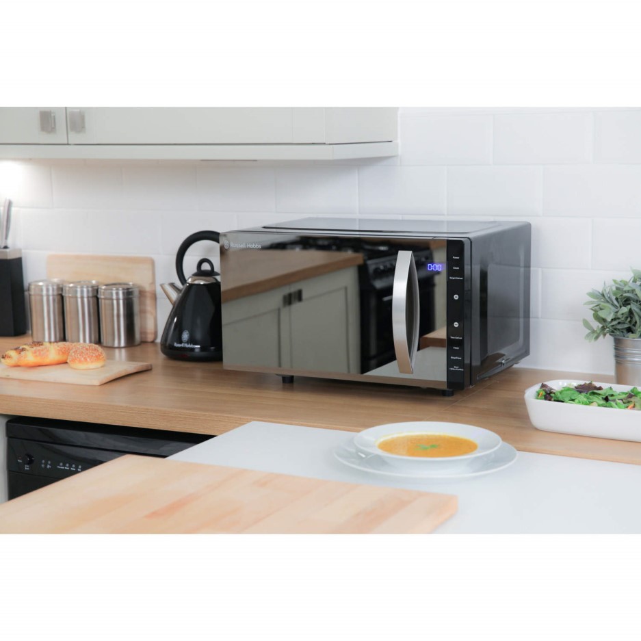 Russell Hobbs RHFM2363B 23L Flatbed Digital Freestanding Microwave in