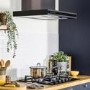 Refurbished Russell Hobbs RHGCH603DS 60cm Flat Cooker Hood Dark Steel