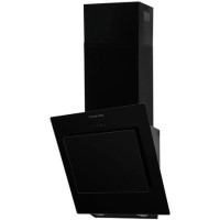 Russell Hobbs RHGCH702B 60cm Wide Angled Black Glass Chimney Cooker Hood
