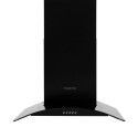 RHGCH901BM Russell Hobbs 90cm Curved Glass Chimney Cooker Hood - Black