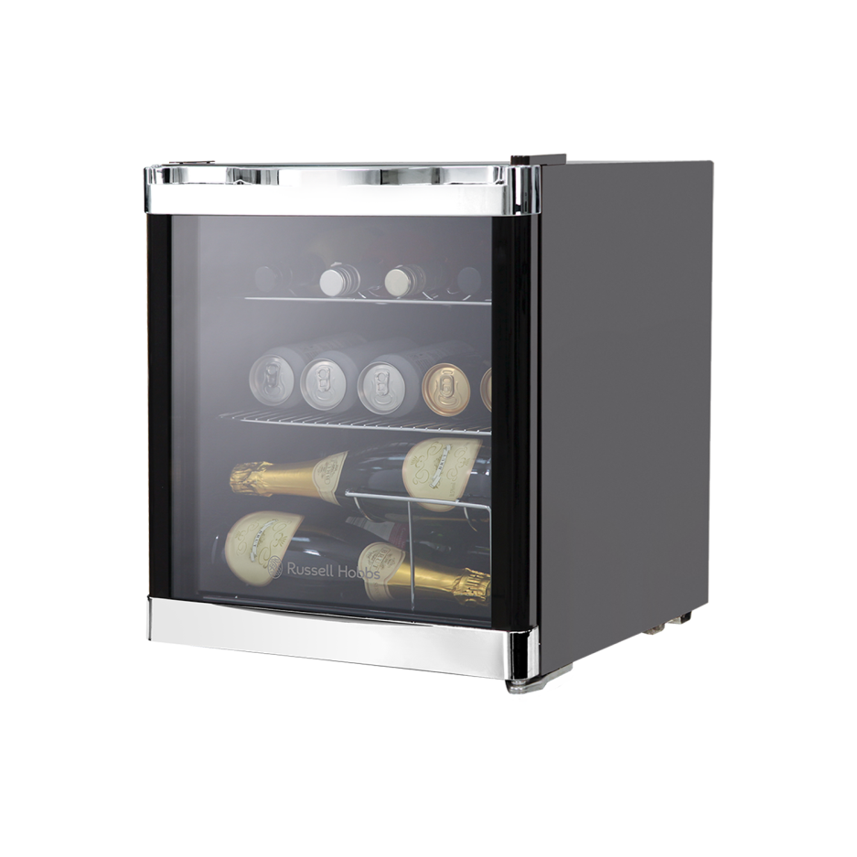 Russell Hobbs RHGWC1B 12 Bottle Wine Cooler Black Appliances Direct