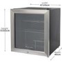 Russell Hobbs 46L Drinks Fridge - Stainless Steel