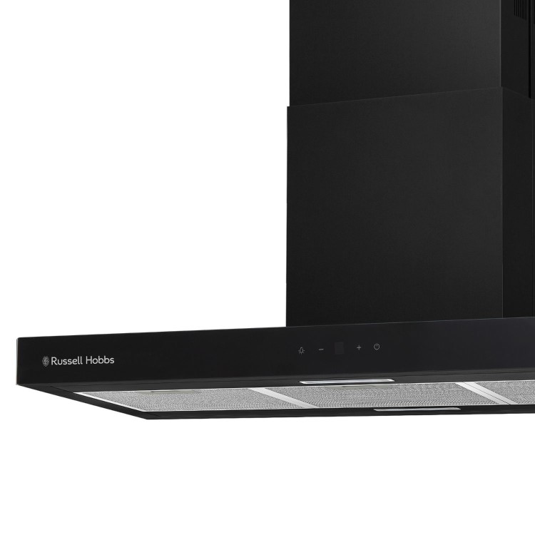 Russell Hobbs 90cm Island Cooker Hood - Black