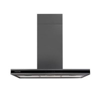Refurbished Russell Hobbs RHICH904DB 90cm Midnight Island Cooker Hood Dark Steel Refurbished Russell Hobbs RHICH904DB 90cm Midnight Island Cooker Hood Dark Steel