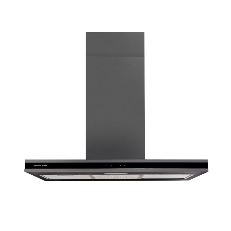Refurbished Russell Hobbs RHICH904DB 90cm Midnight Island Cooker Hood Dark Steel