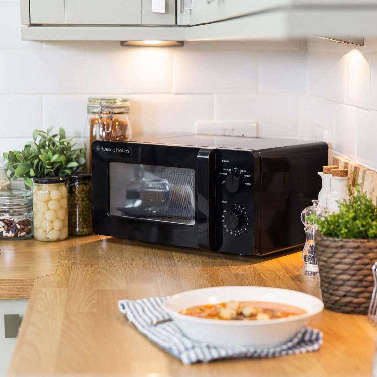 Russell Hobbs 14L Compact Microwave Oven - Black