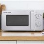 Refurbished Russell Hobbs RHM1401S 14L Compact Microwave Oven - Silver