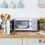 Refurbished Russell Hobbs RHM1401S 14L Compact Microwave Oven - Silver