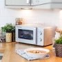 Refurbished Russell Hobbs RHM1401S 14L Compact Microwave Oven - Silver