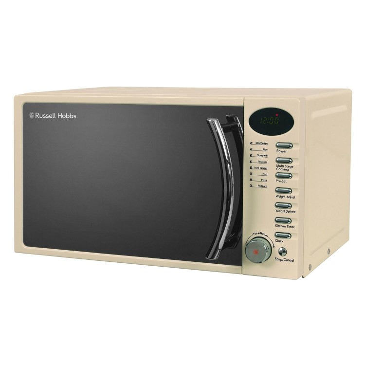 Refurbished Russell Hobbs RHM1714CC Built In 17L 700W Microwave Cream