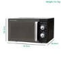 Russell Hobbs Inspire 17L Microwave - Black