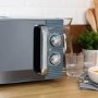 Refurbished Russell Hobbs Inspire RHM1731G 17L 700W Solo Microwave Oven Grey