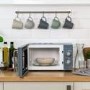 Refurbished Russell Hobbs Inspire RHM1731G 17L 700W Solo Microwave Oven Grey